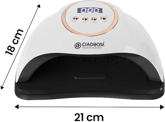 Avizar LED UV Nagellack Aushärtungslampe 20W Digitalanzeige Timer Weiße