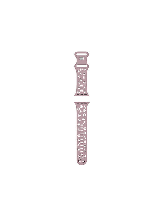 Watchband Hoco Wa38 Time Series 44 45 46 49mm Silicon Strap Apple Watch Series 1 2 3 4 5 6 7 8 9 Se Ultra1 Ultra2 Ροζ