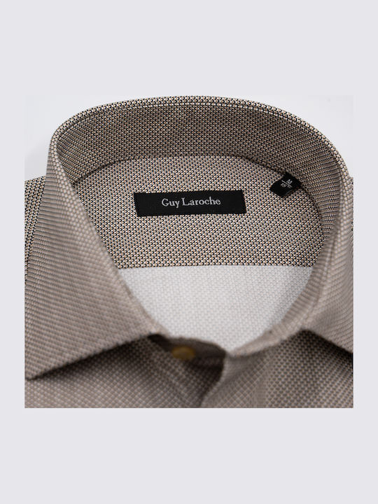 Long Sleeve Shirt in Regular Fit Brown
