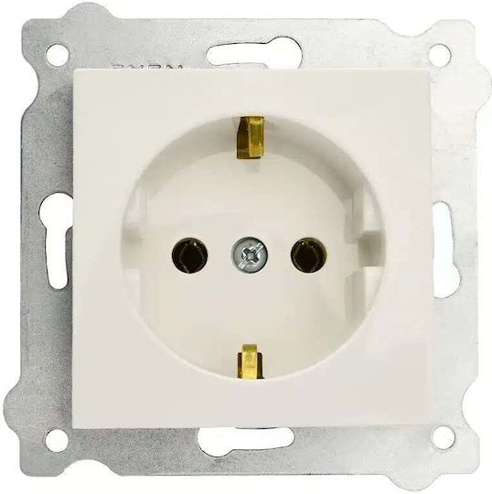 Single Power Socket White