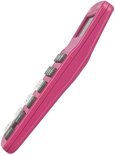 Avizar 12-digit Desktop Calculator Voice Function Lcd Screen Pink