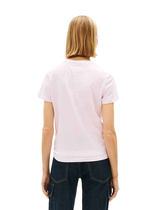 Tommy Hilfiger Essential T-Shirt Rosa Tommy Hilfiger Essential T-Shirt Rosa