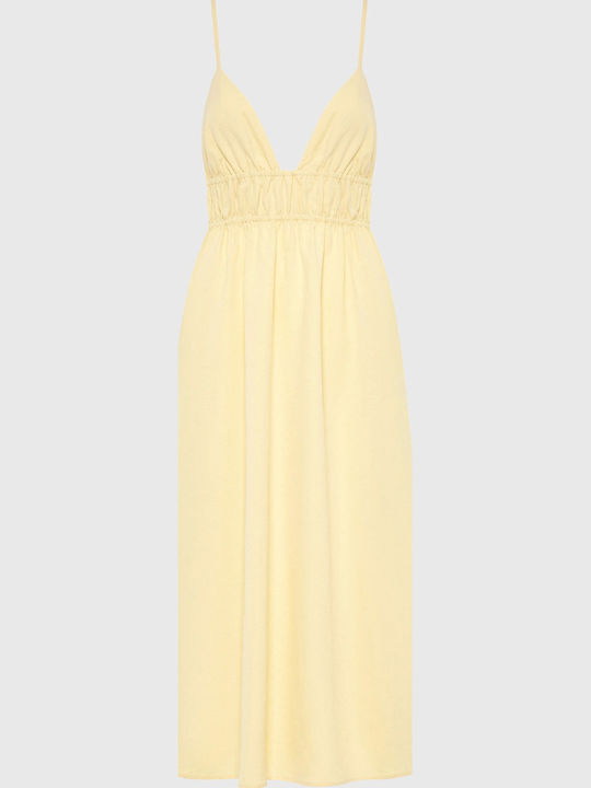 Summer Maxi Dress Yellow