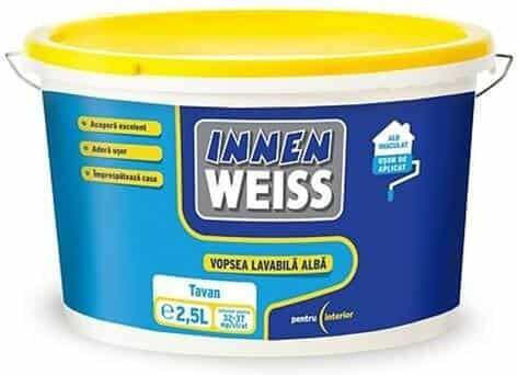 Interior Washable Paint 2.5 L Innenweiss White Ext10008