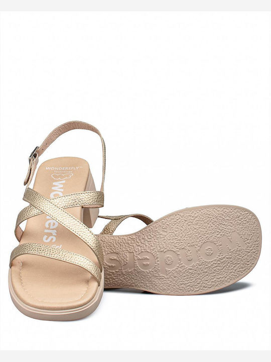 Damen Sandalen Gold