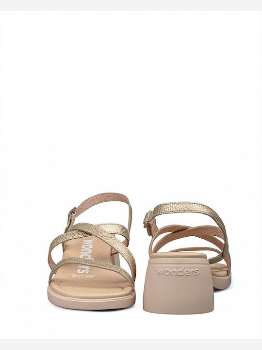 Damen Sandalen Gold