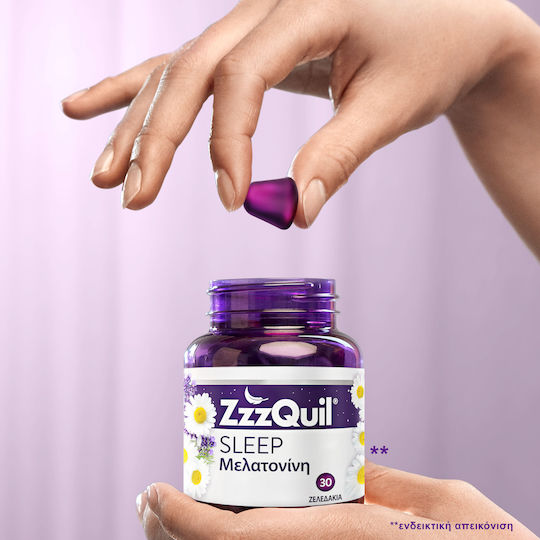 ZzzQuil Schlaf Ergänzungsmittel mit Melatonin 30 Gummibärchen