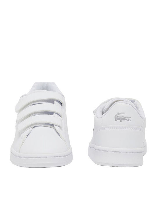 Carnaby Kids Sneakers with Hoop & Loop Closure White