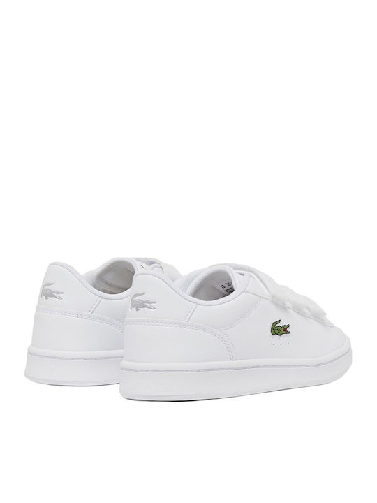 Carnaby Kids Sneakers with Hoop & Loop Closure White