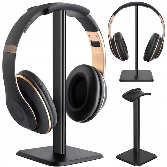 Suport Pentru Căști On-ear Zola Desktop Universal Aluminiu Silicon 10.5 X 10.5 X 23 Cm Negru