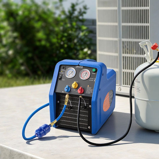 Vevor Portable Refrigerant Recovery Machine 3/4 Hp 220v 50hz Single Cylinder Ac Recovery Machine Liquid Vapor Refrigerant 1450 Rpm Recycling Unit Hvac Automotive & Household Air Conditioning Lmhsjbxsysdjt9pfp001v2