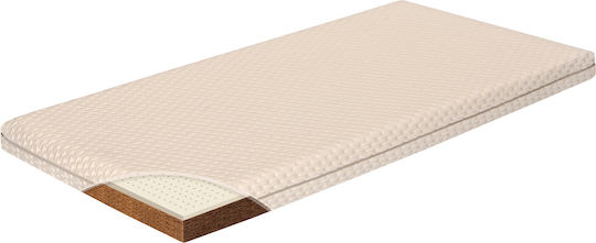 Greco Strom Crib Mattress Erato with Coconut Fiber & Latex 65cmx130cm