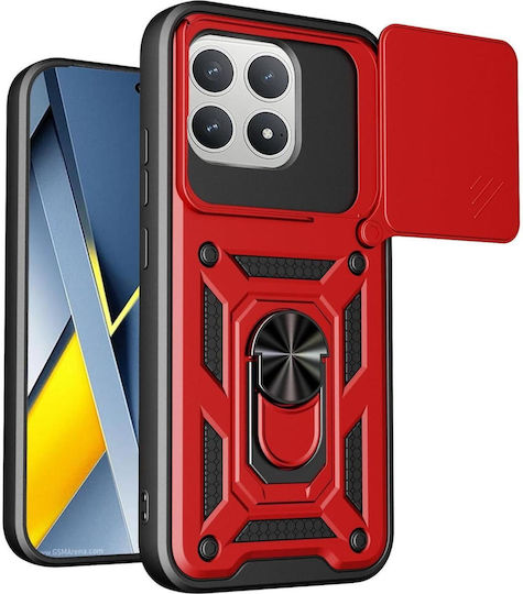 Bodycell Slide Cover Back Cover Κόκκινο (Poco F8 Pro)