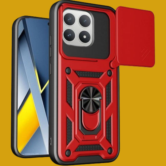 Bodycell Slide Cover Back Cover Κόκκινο (Poco F8 Pro)