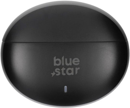 Blue Star TX5 In-ear Bluetooth Handsfree Earphones with Charging Case Black