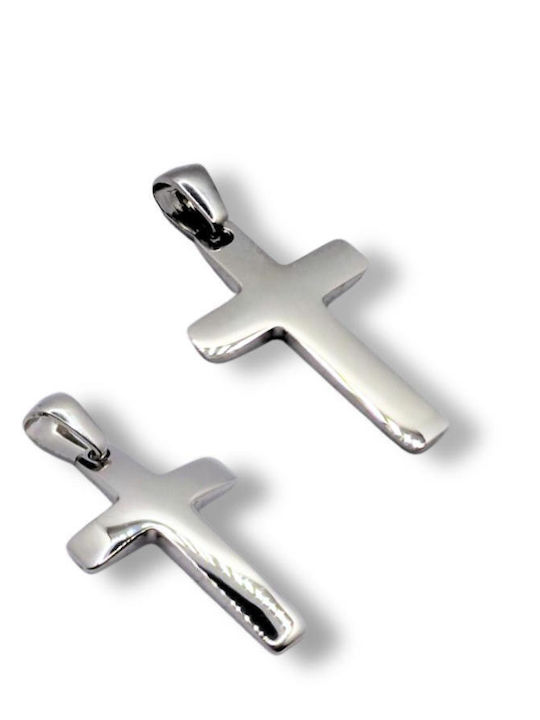 Männlicher Stahlkreuz mit Kette