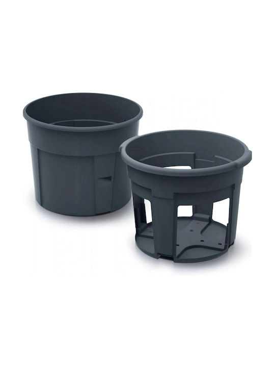 Blumentopf Schwarz