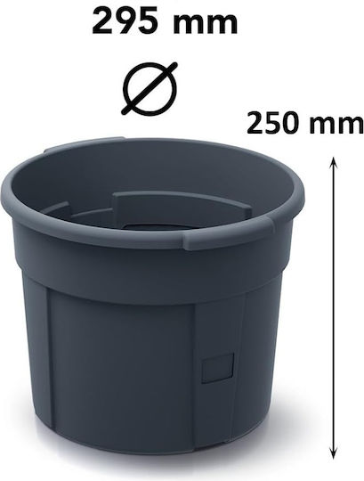 Black Flower Pot