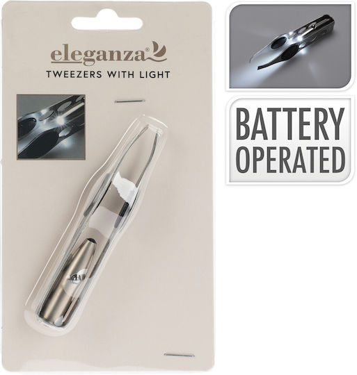Eyebrow Tweezer Metal Led Light