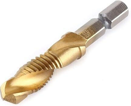 Burghiu HSS cu Cap de Foraj Hexagon Pentru Metal și Lemn 0.5mm / 53mm / 0.7mm / 0.8mm / 55mm / 1.25mm / 57mm / 1.5mm