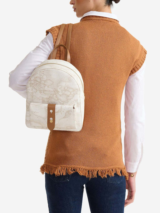 Women's White Backpack Bag