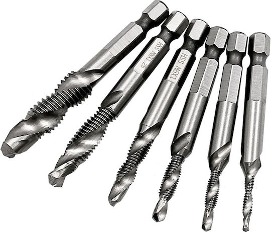 Burghie HSS Cu Cap De Foraj Hexagon Pentru Metal 0.5mm / 0.7mm / 0.8mm / 1.25mm / 1.5mm / 6.35mm