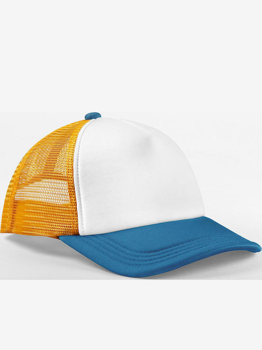 Retro 5 Panel Trucker Beechfield B639 Sunflower Heritage Blue