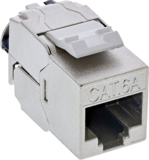 Modul Keystone Rj45 Zola Oțel Inoxidabil Transfer Date Până la 10gb/s 3.8x2.4x1.7 Cm Argintiu