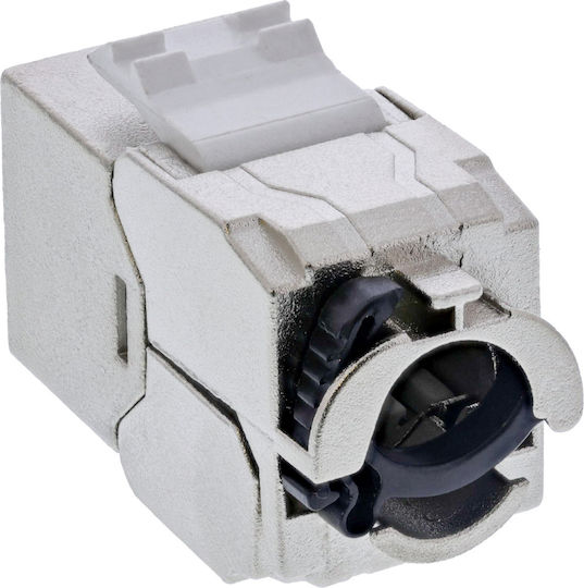 Modul Keystone Rj45 Zola Oțel Inoxidabil Transfer Date Până la 10gb/s 3.8x2.4x1.7 Cm Argintiu