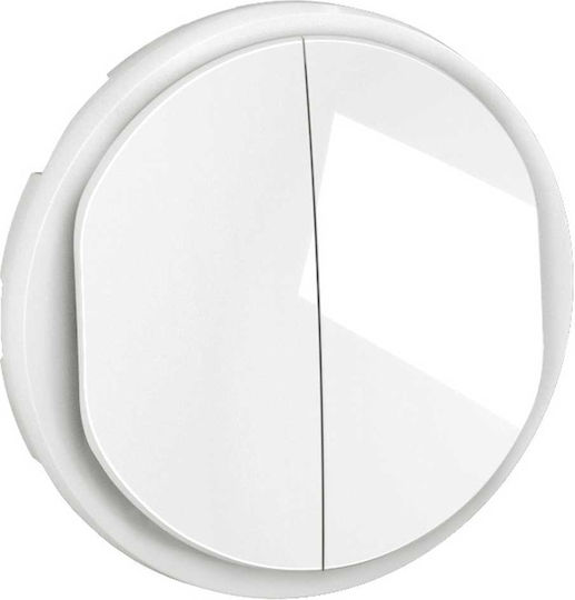Celiane Double Switch Plate White