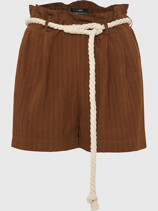 Women's Shorts Tobacco Brown FBL013-118-03-Tobacco-Brown