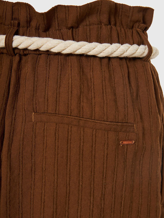 Women's Shorts Tobacco Brown FBL013-118-03-Tobacco-Brown