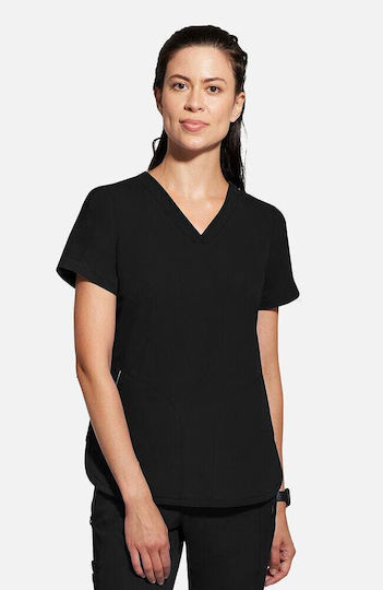 Healing Hands Female Medical Blouse Black