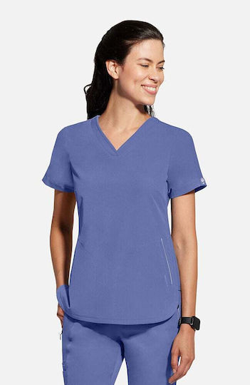 Healing Hands Female Medical Blouse Light Blue
