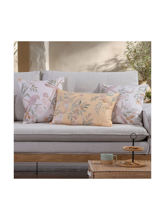 Nef-Nef Homeware Μαξιλάρι Καναπέ Dreamel από 100% Βαμβάκι Ecru 45x45εκ.