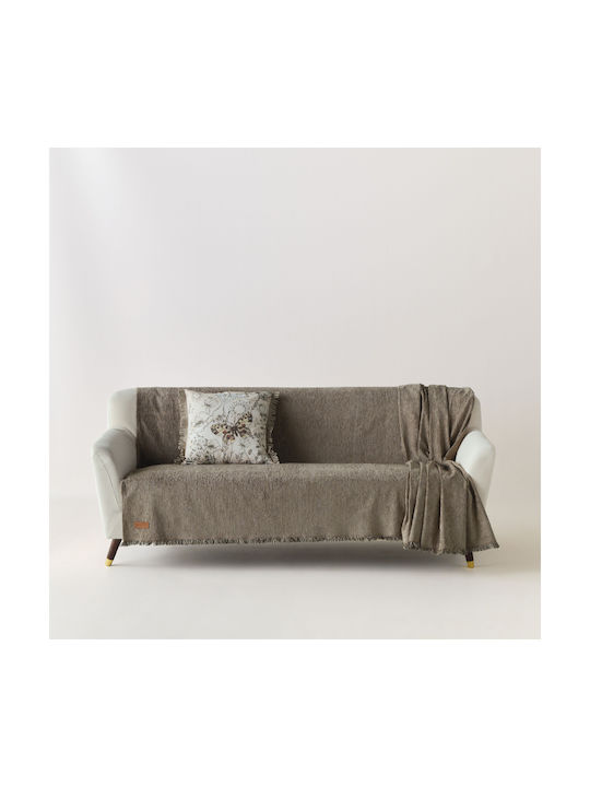 Kentia Decorative Pillow Case Fancy S26 From 100% Cotton Ecru 50x50cm