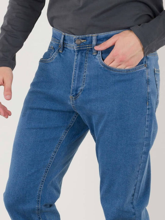 Men's Jeans Pants with Slim Fit Light Blue