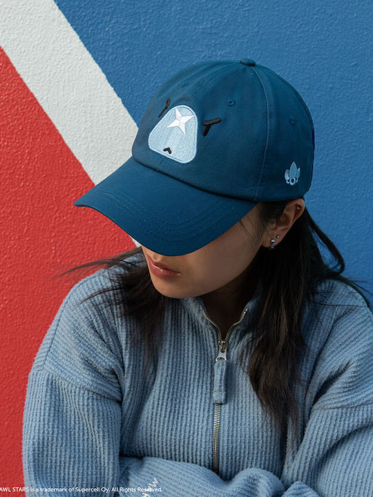 Cinereplicas Kinderhut Jockey Stoff Brawl Stars Blau