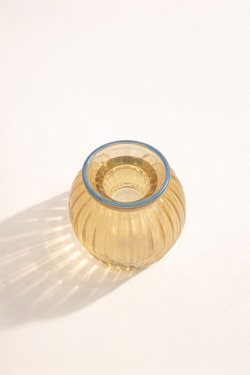 Kaemingk Βάζο Γυάλινο Μπλε 7.6x7.6xΥ13cm
