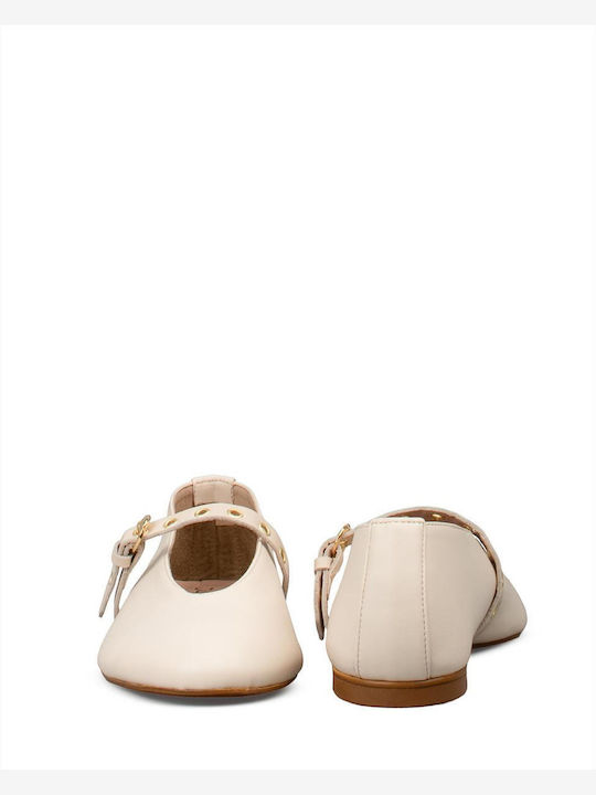 Damen Ballerinas in Weiß Farbe