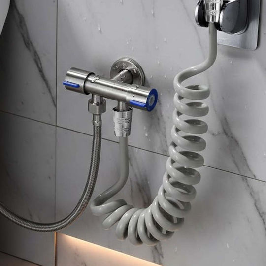 Avizar Flexible 1/2-inch Shower Hose Up To 1.5m Resistant Grey