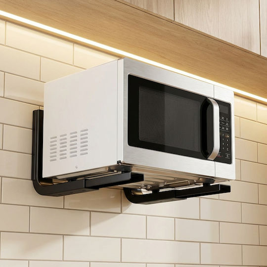 Avizar Microwave Wall Mount Strong Secure Attachment Black
