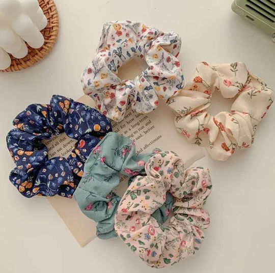 By Queen Scrunchie Floral Butterfly Spring Colors Random Selection