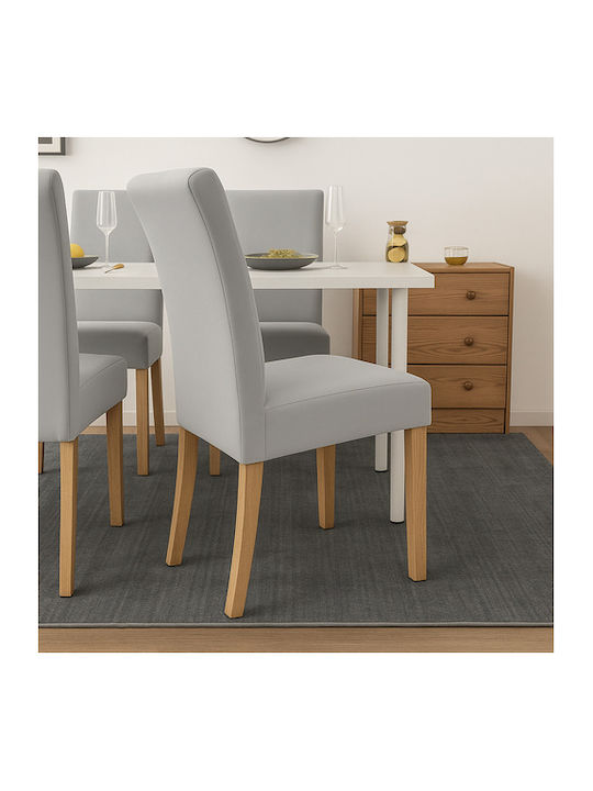 Elastic Chair Cover Gray 65x40cm 6 Pieces