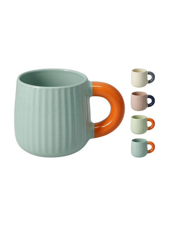Koopman Keramiktasse Blau 395ml