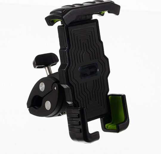 Suport Telefon Bicicletă Zola Reglabil 4.7-7” Prindere Ghidon Diametru 0.7-1.5" Clește cu Șurub Protecție Finisaj Silicon Abs Negru