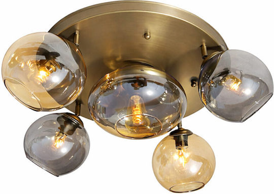 Deckenleuchte montieren 60cm Gold