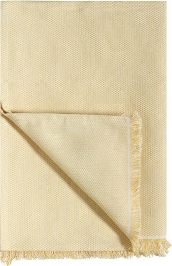 Kentia Everan Three-Seater Sofa Throw 180x280cm Yellow