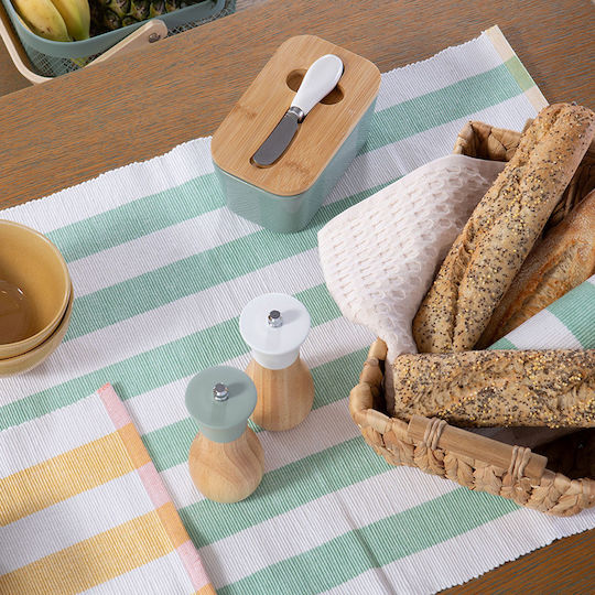 Nef-Nef Homeware Runner Din Bumbac Set Jeremy Galben 45x140cm