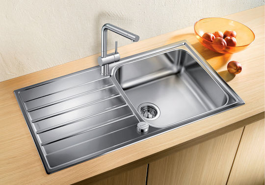 Blanco XL 6 S Drop-In Кухненски Мивка Inox Матиран Дължина 100xШирина 50см Сребрист